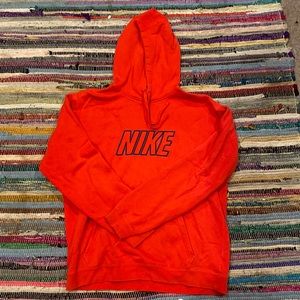 red nike hoodie